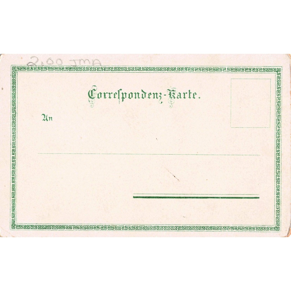 Innsbruck Austria Maria-Theresienstrasse Alps Gruss aus Antique Postcard Blumlei - Picture 2 of 2